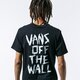 pánske tričko VANS TRIČKO SCRATCHED VANS SS vn0a49krblk1 farba čierna