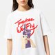 dámske tričko NIKE TRIČKO W NK TEE BF SWSH FLY NBA dr2595-100 farba biela