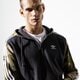 pánska mikina ADIDAS MIKINA CAMO FZ HOODY dv2019 farba čierna