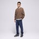 pánska mikina LEVI'S MIKINA AUTHENTIC CREW BROWNS a9244-0034 farba hnedá
