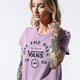 dámske tričko VANS TRIČKO ATTENDANCE CREW TEE vn0a47wqzus1 farba ružová