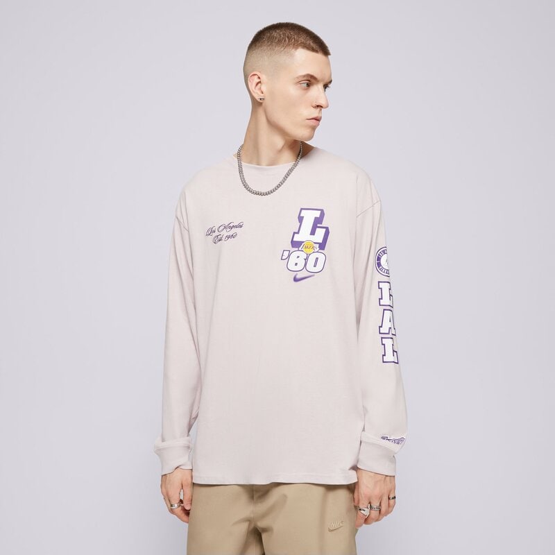 NIKE TRIČKO LAL M NK CTS OGC VSY LS TEE NBA