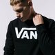 pánska mikina VANS MIKINA VANS CLASSIC CREW II vn0a456ay281 farba čierna