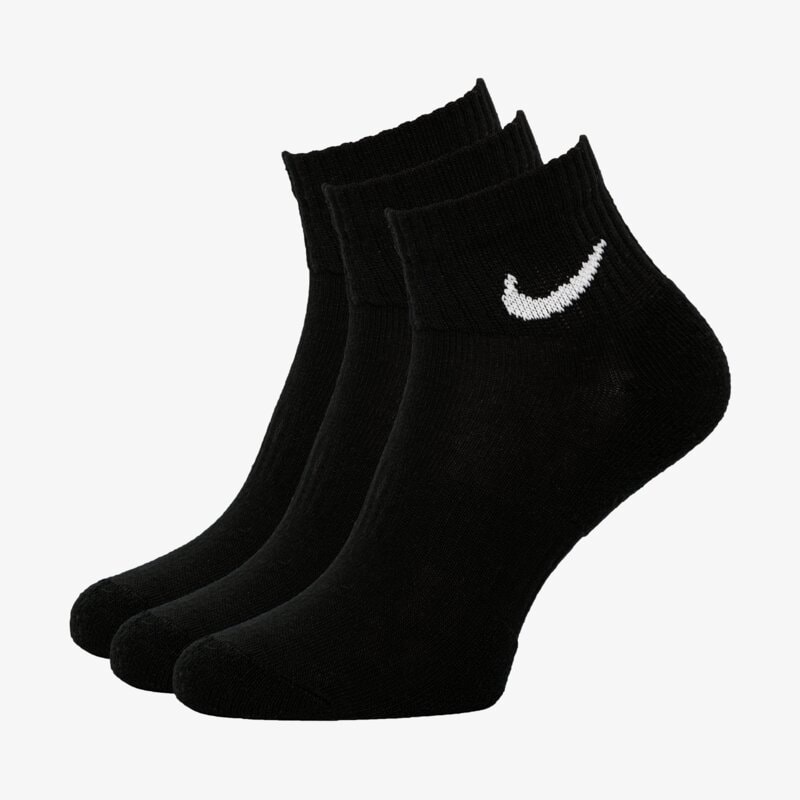 NIKE PONOŽKY 3 PACK CUSHIONED QUARTER