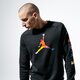 pánska mikina JORDAN MIKINA M J SPRT DNA HBR FLEECE CREW av0044-010 farba čierna
