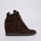 dámske tenisky (obuv) NOKWOL EDEN BROWN LEATHER SUEDE nkedenbrown farba hnedá