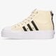 dámske tenisky (obuv) ADIDAS NIZZA PLATFORM MID W h00641 farba béžová