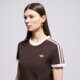dámske tričko ADIDAS TRIČKO 3S TEE SLIM kc9017 farba hnedá