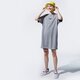 dámske šaty VANS ŠATY WM CENTER VEE TEE DRESS CEMENT HEATHER vn0a4ru202f1 farba sivá