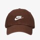 detská šiltovka NIKE ČIAPKA SPORTSWEAR HERITAGE86 FUTURA WASHED 913011-260 farba hnedá