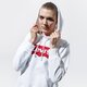 dámska mikina LEVI'S MIKINA S KAPUCŇOU GRAPHIC SPORT HOODIE 35946-0010 farba biela