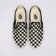 dámske tenisky (obuv) VANS CLASSIC SLIP-ON BEADED CHECKERBOARD vn000d6y7051 farba čierna