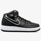 pánske tenisky (obuv) NIKE AIR FORCE 1 MID '07 LTHR aq8650-001 farba čierna