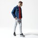 pánske nohavice FILA NOHAVICE  PURE SLIM PANTS 681095b13 farba sivá