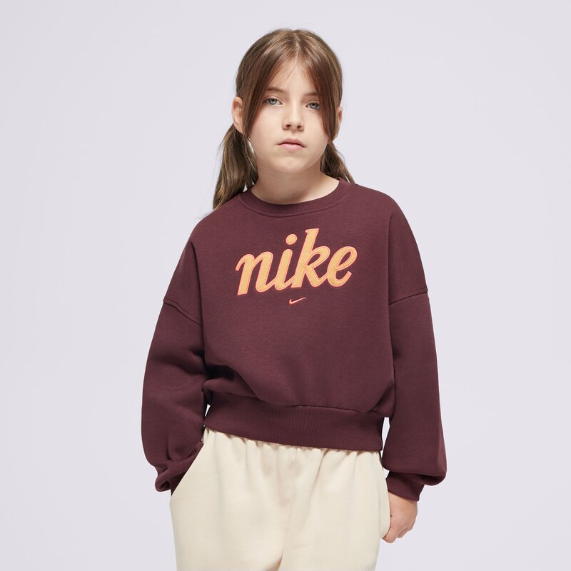 NIKE MIKINA G NSW CLUB FLC BXY CRW GX STAR GIRL