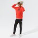 detská mikina ADIDAS MIKINA S KAPUCŇOU HOODIE BOY h31226 farba červená