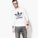pánska mikina ADIDAS MIKINA TREFOIL CREW ay7794 farba biela