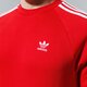 pánska mikina ADIDAS MIKINA 3-STRIPES CREW gn3484 farba červená