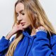 dámska mikina ADIDAS MIKINA S KAPUCŇOU HOODIE gn4773 farba modrá