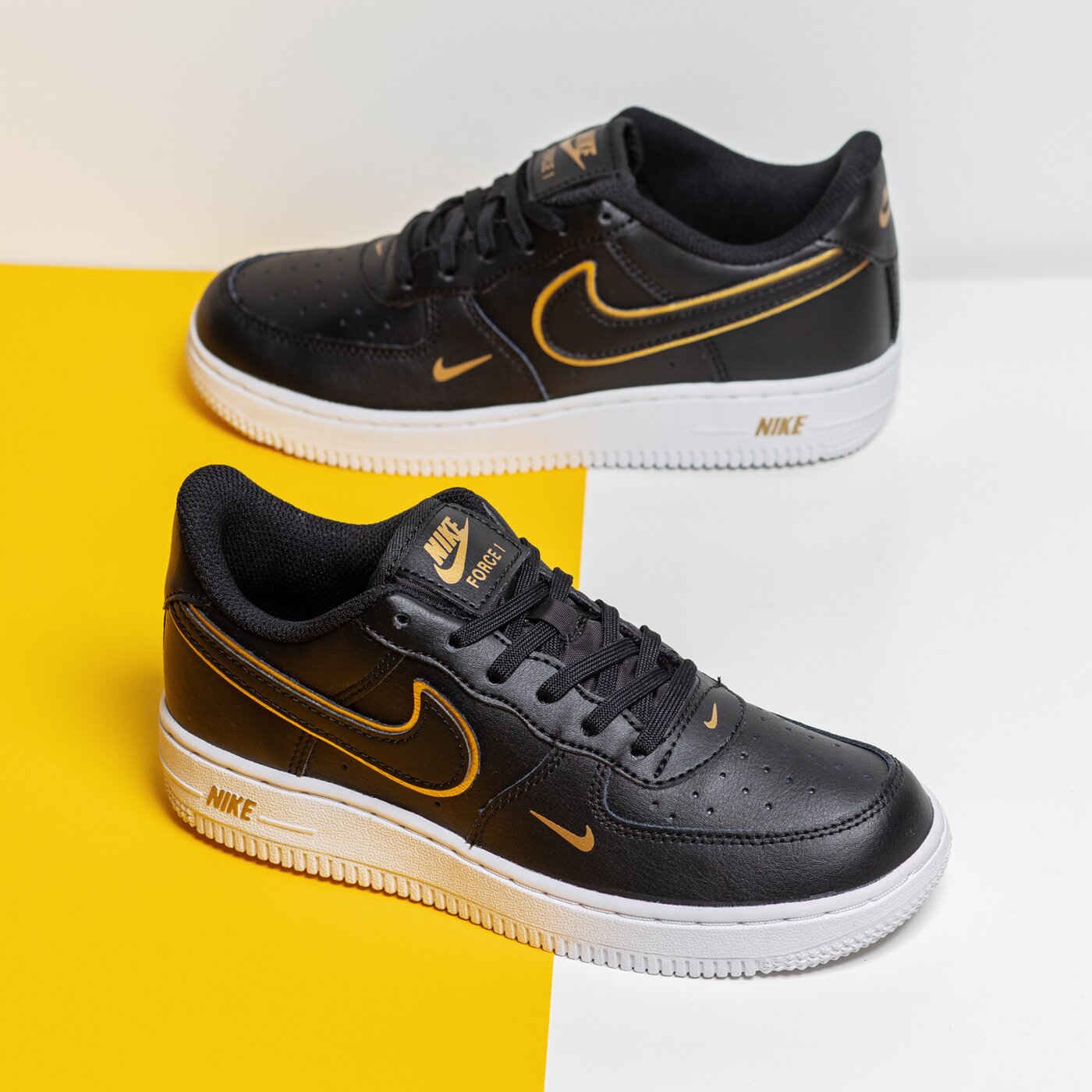 detské tenisky (obuv) NIKE AIR FORCE 1 LV8  dm3386-001 farba čierna