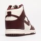 dámske tenisky (obuv) NIKE DUNK HIGH  dd1869601 farba bordová