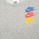 detská mikina NIKE MIKINA B NSW SI FLC CREW BB fd1199-063 farba sivá