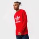 pánska mikina ADIDAS MIKINA TREFOIL CREW he9489 farba červená