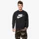 pánska mikina NIKE MIKINA AW77 LT WT CRW-SOLSTICE 728687010 farba čierna