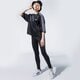 dámske nohavice ADIDAS LEGGINGS MID RISE TIGHT gn3117 farba čierna