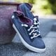dámske tenisky (obuv) TIMBERLAND NEWPORT BAY CANVAS PLAIN a17bs farba tmavomodrá