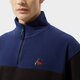 pánska mikina NEW ERA FLÍSOVÁ MIKINA NEW   ERA COLOURBLOCK QUARTER ZIP 12893059 farba čierna