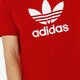 pánske tričko ADIDAS TRIČKO SS TREFOIL TRIČKO ADICOLOR dx3609 farba červená