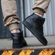 pánske tenisky (obuv) JORDAN AIR 1 MID  554724021 farba čierna