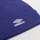 detská čiapka UMBRO ČIAPKA ZIMNÁ LIFESTYLE LOGO BEANIE 66355u-7an farba modrá