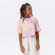 detské tričko ADIDAS TRIČKO CROP TEE GIRL hk2930 farba ružová