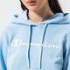 dámska mikina CHAMPION MIKINA S KAPUCŇOU HOODED SWEATSHIRT 114858bs151 farba modrá
