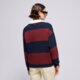 dámske nohavice LEVI'S SVETER IVY LEAGUE STRIPED SWEATER REDS a8504-0001 farba bordová