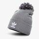 detská čiapka ADIDAS ČIAPKA ZIMNÁ AC BOBBLE KNIT ed8720 farba sivá