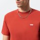 pánske tričko VANS TRIČKO MN LEFT CHEST LOGO TEE CHILLI OIL vn0a3czeyve1 farba červená