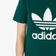 dámske tričko ADIDAS TRIČKO SS TREFOIL TEE ADICOLOR dv2597 farba zelená