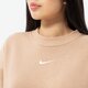 dámska mikina NIKE MIKINA W NSW STYLE FLC CREW OS dq5733-200 farba béžová