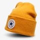 detská čiapka CONVERSE ČIAPKA ZIMNÁ TALL CHUCK PATCH BEANIE 10019012-a10 farba žltá