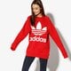 dámska mikina ADIDAS MIKINA OVERSIZED SWEAT ADICOLOR dh3140 farba červená