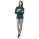 dámska mikina NIKE MIKINA RU FLY PO FUNNEL HOODY 646521374 farba zelená