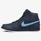 pánske tenisky (obuv) JORDAN AIR 1 MID  554724405 farba tmavomodrá