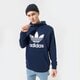 pánska mikina ADIDAS MIKINA S KAPUCŇOU TREFOIL HOODY hk5298 farba modrá
