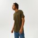 pánske tričko CONFRONT TRIČKO SMALL LOGO TEE KHAKI cf321tsm77001 farba khaki