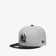 pánska šiltovka NEW ERA ČIAPKA SIDE PATCH 5950 NYY NEW YORK YANKEES GRA 60240482 farba sivá