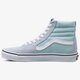 dámske tenisky (obuv) VANS UA SK8-HI  va38geq6k farba modrá