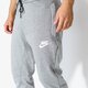 pánske nohavice NIKE NOHAVICE  AV15 JGGR FLC 861746063 farba sivá
